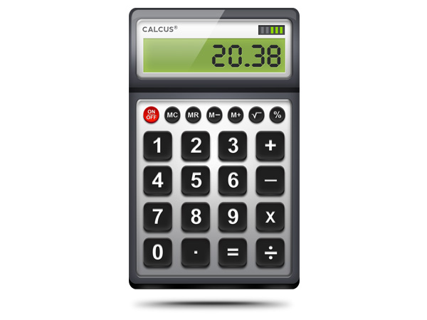 Calculator PSD icon