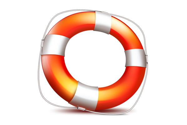 Help icon (PSD lifebuoy)