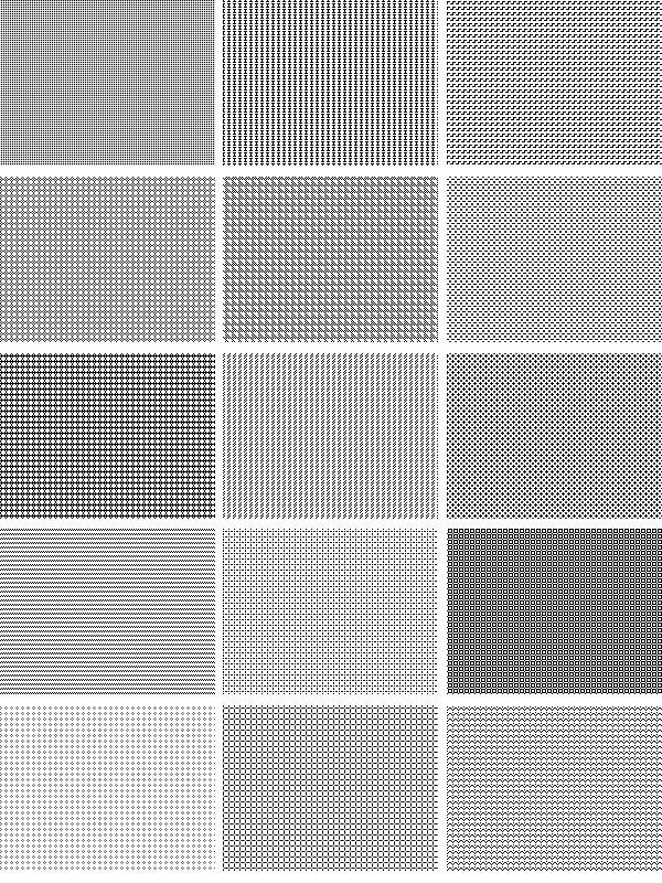 15 seamless pixel patterns