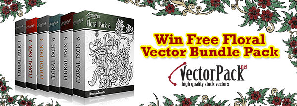 Win a floral bundle Pack from Vectorpack.net