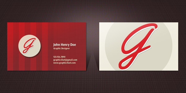 Business card PSD template