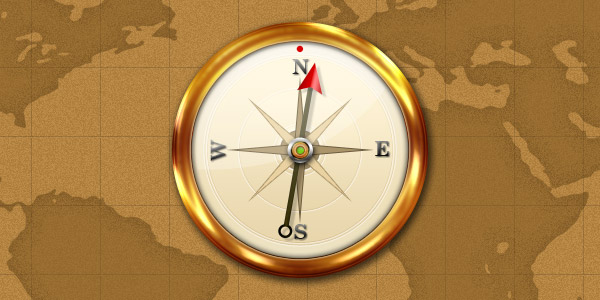 Compass icon (PSD)