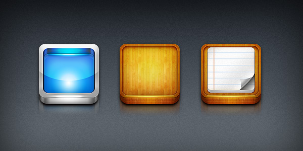 iPhone app icon templates (PSD)