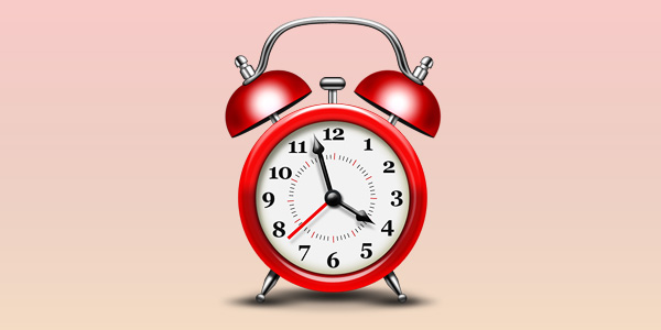 Alarm clock icon (PSD)