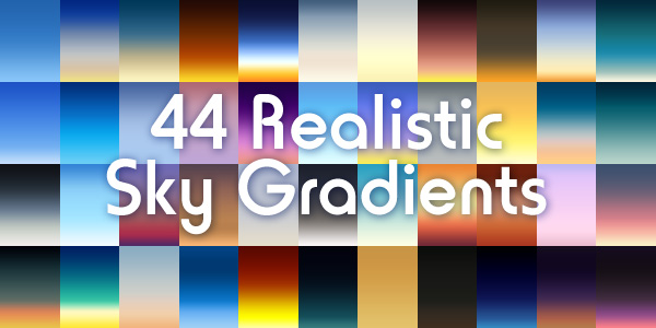 44 Realistic Sky Gradients For Photoshop