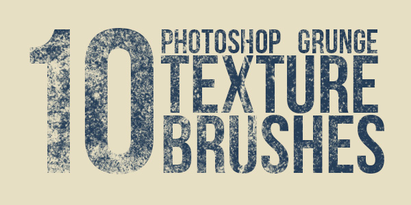 10 Grunge Texture Brushes For Photoshop