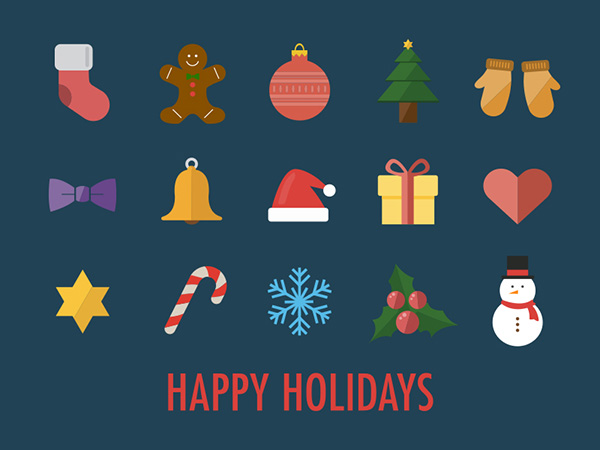 15 Christmas & New Year Design Freebies