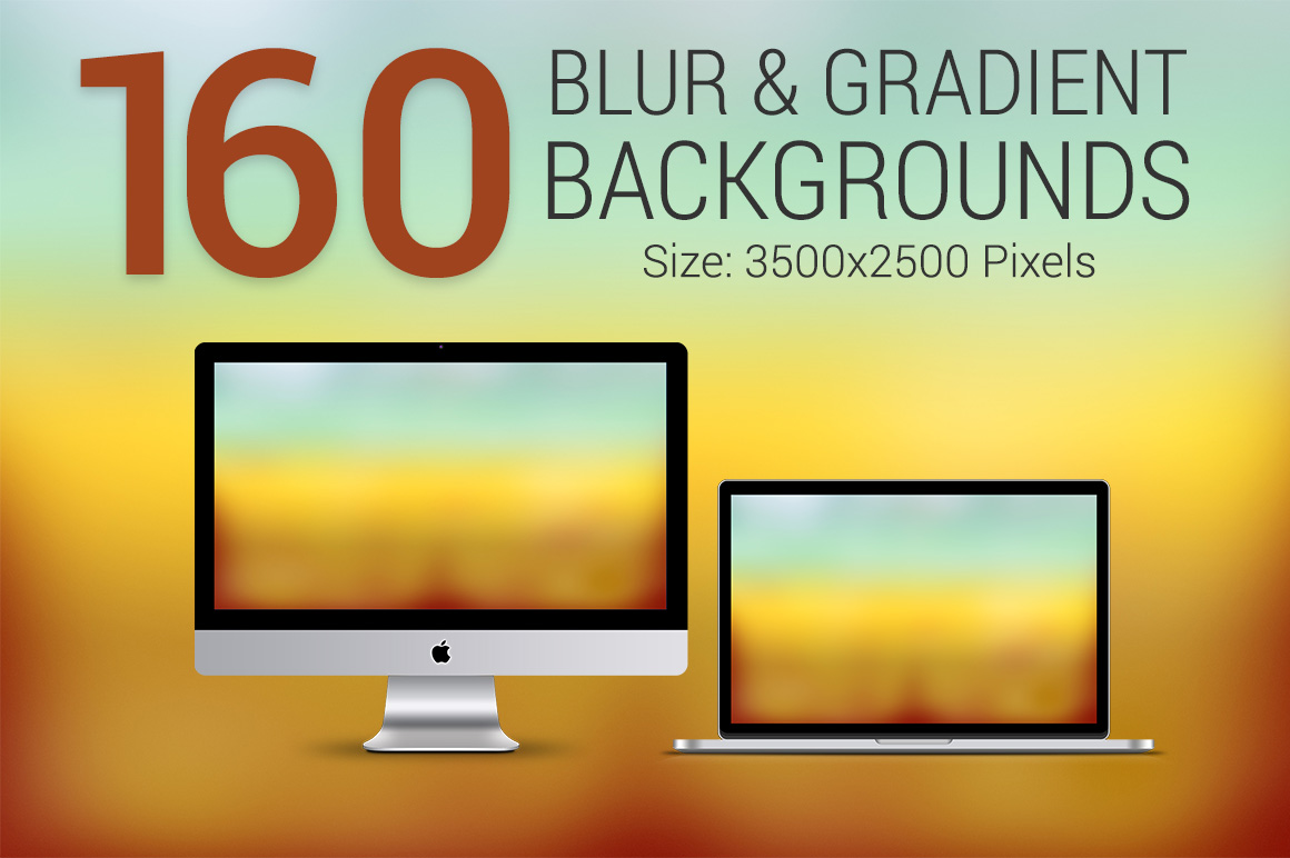 160 Blur & Gradient Backgrounds