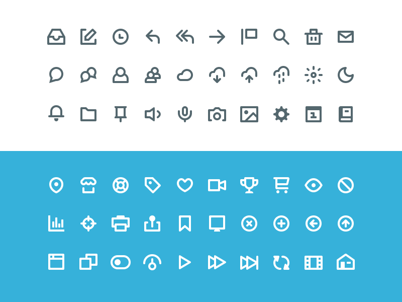 60 Free Icons (PSD & AI)