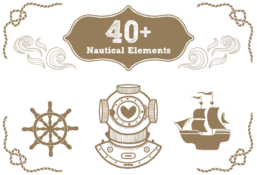 40+ Free Nautical Vector Elements