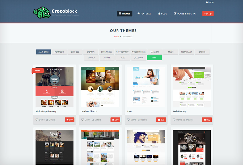 Giveaway: Win WordPress Themes from CrocoBlock