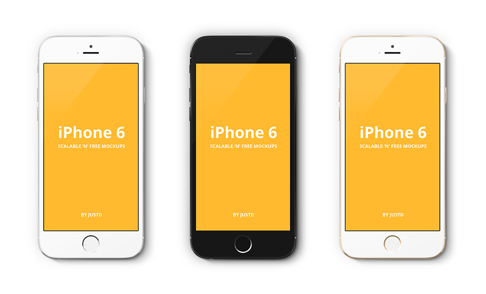 iPhone 6 Vector PSD Mockups