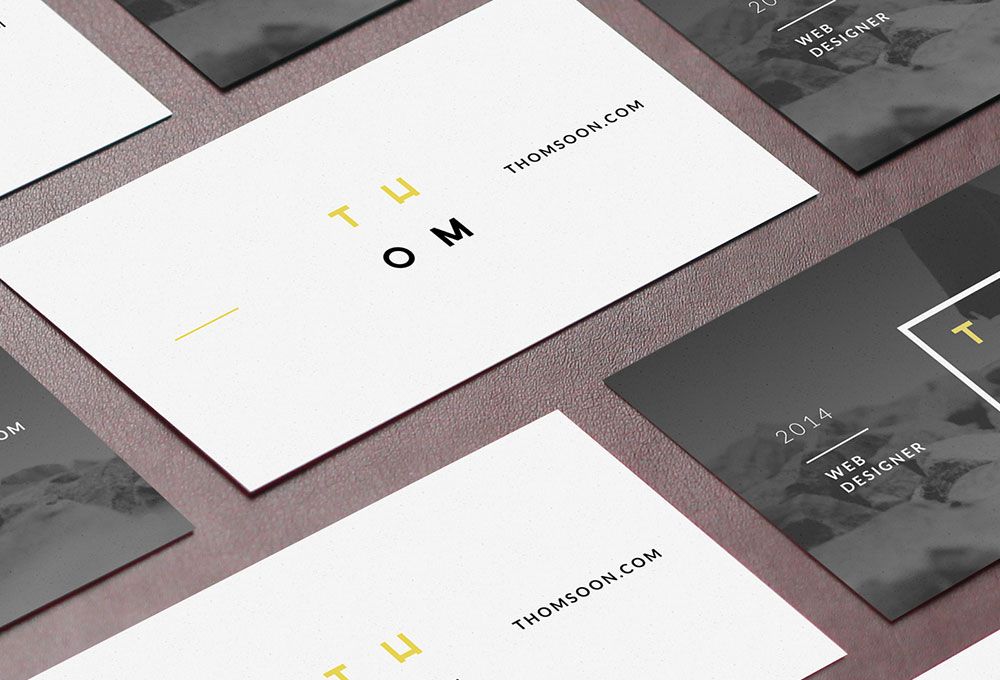 7 Free Business Card Mockups