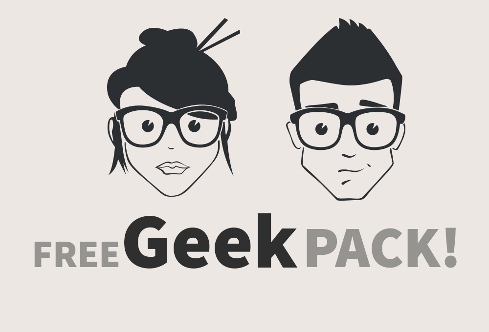 Free Vector Geek Pack