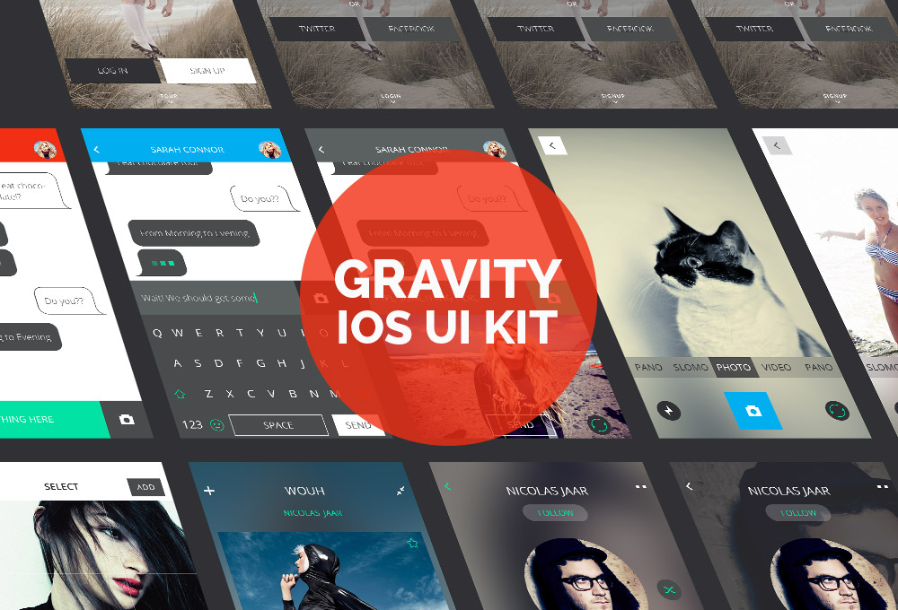 Gravity: iOS Design UI Kit