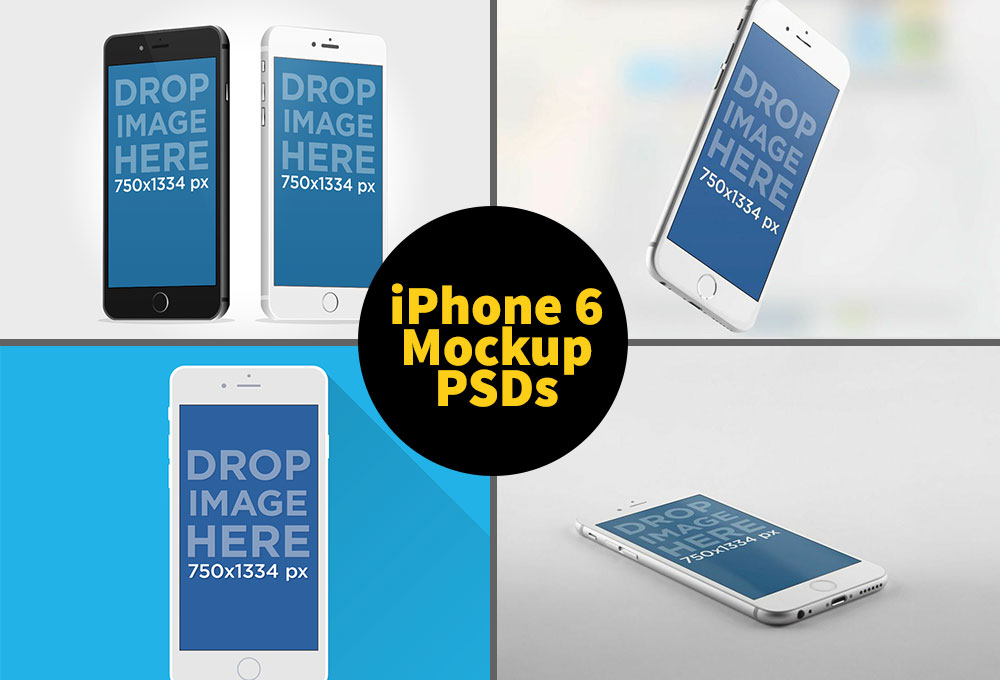 iPhone 6 Mockup PSDs