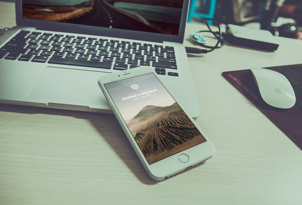 iPhone 6 Plus PSD Mockup Templates