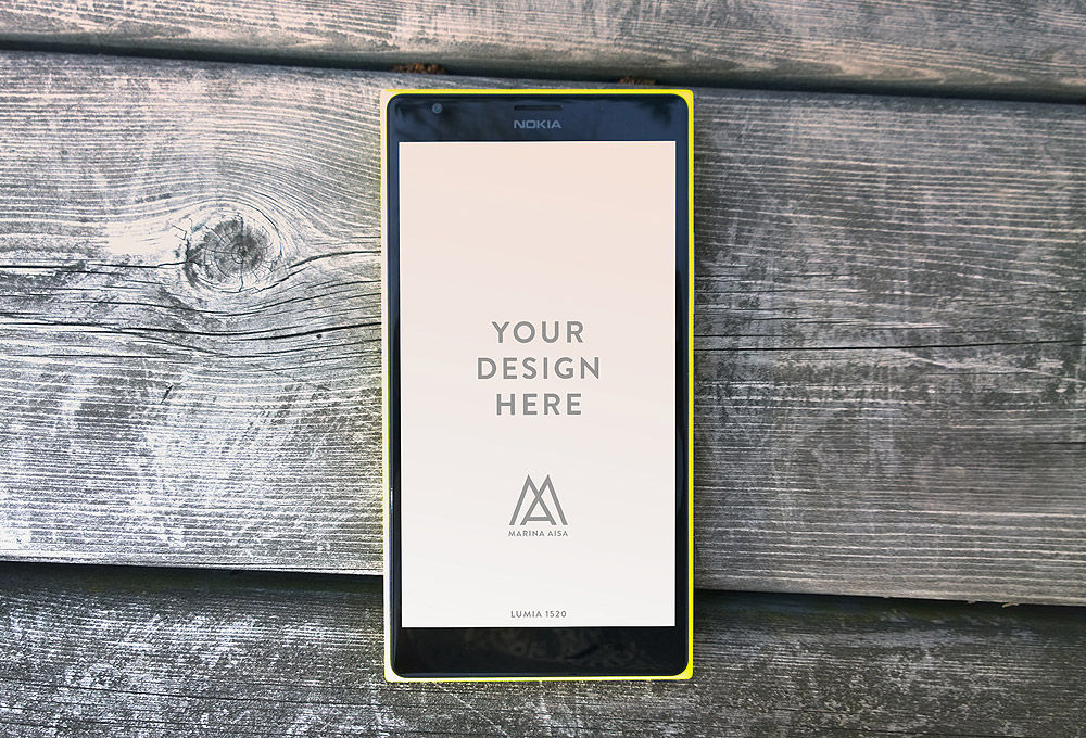 Nokia Lumia 1520 PSD Mockups