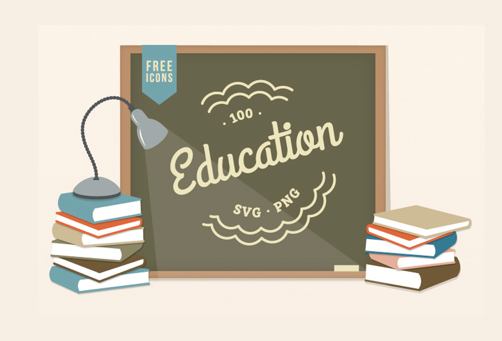 Exclusive: 100 Free Education Icons