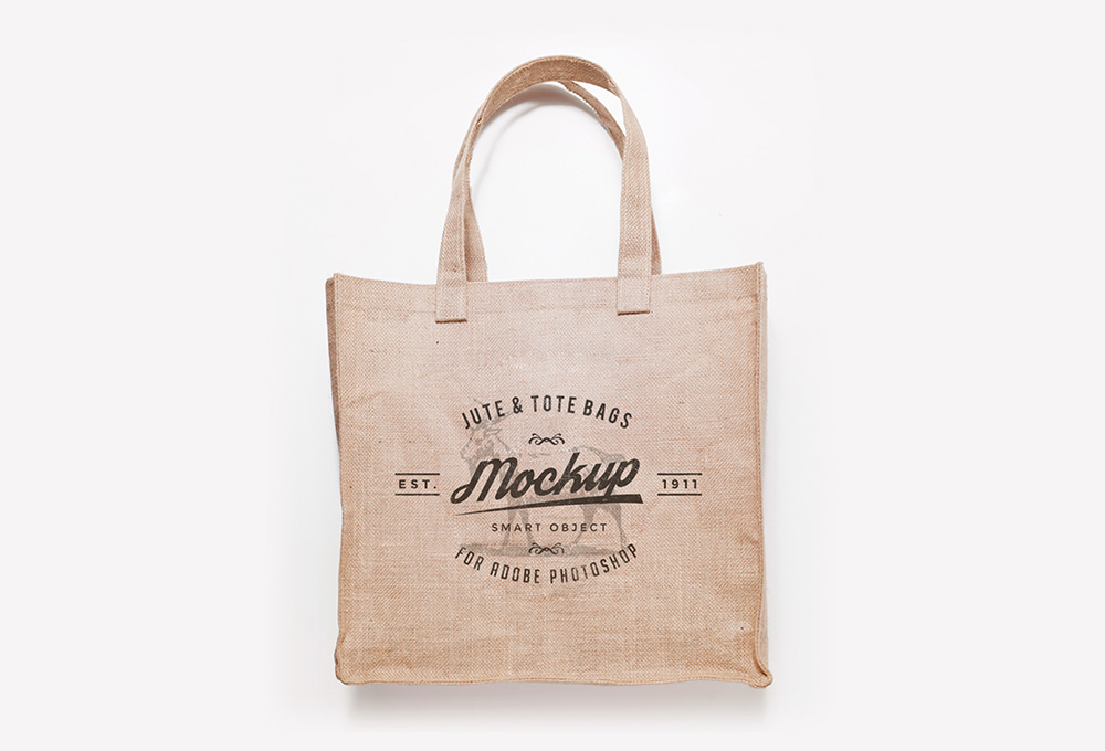 Free Jute And Tote Bag Mockups