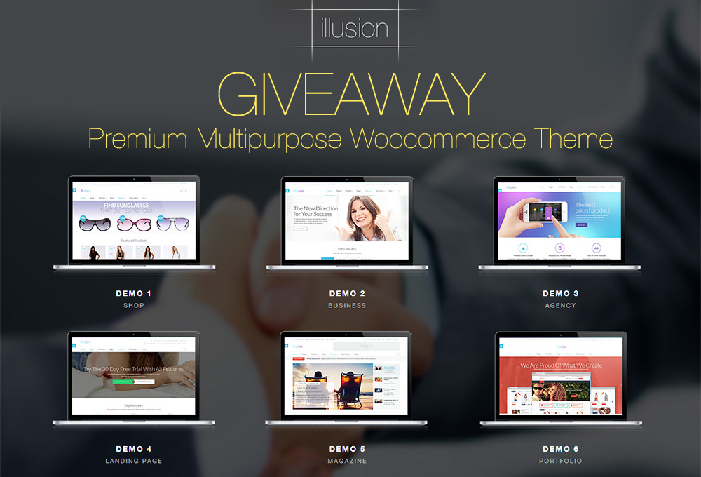 Giveaway: Win 3 Copies of Illusion Premium Multipurpose Woocommerce Theme