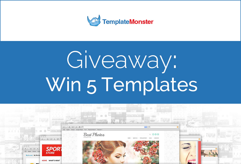 Giveaway: Win 5 Templates From TemplateMonster