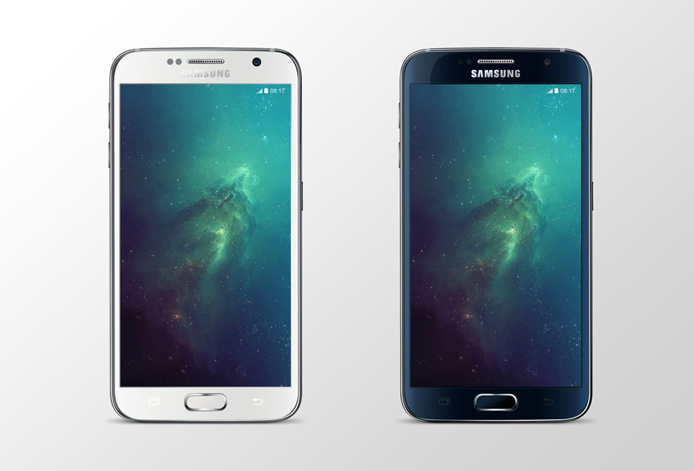 Samsung Galaxy S6 PSD Mockup