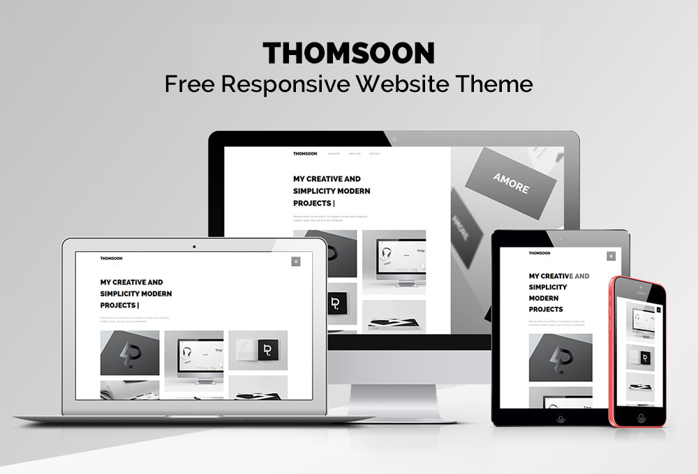 THOMSOON: Free Responsive Portfolio Theme