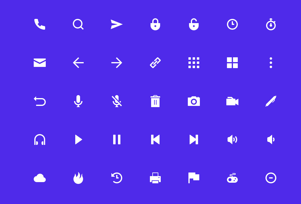 Geoph: 80 Free UI icons