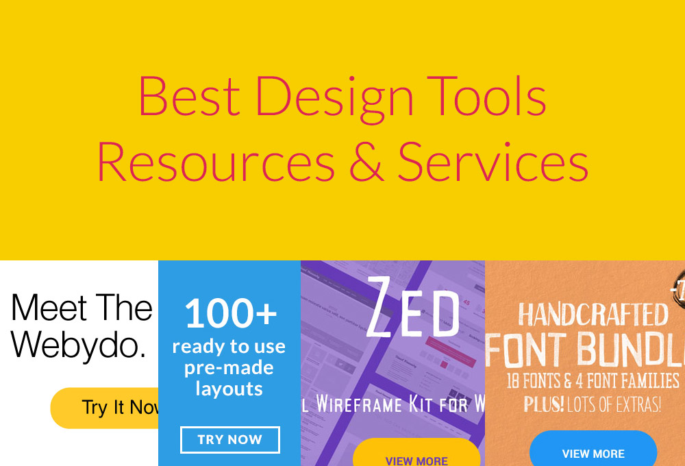 Best Design Tools, Resources and Services