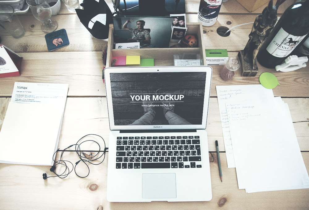 Macbook Air PSD Mockups