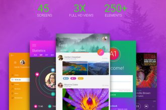 Free Android App UI Kit