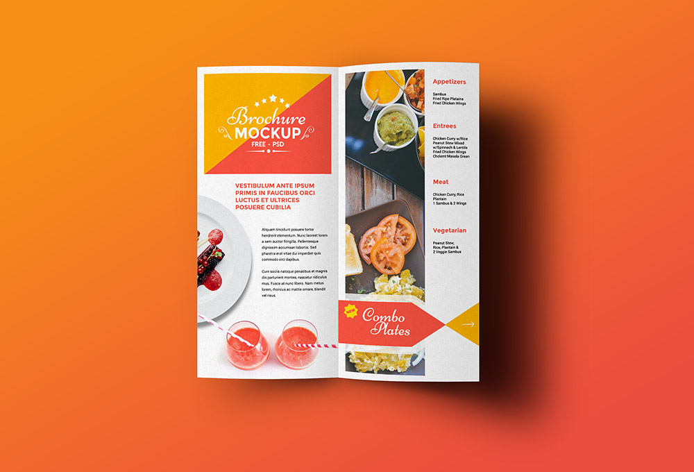 Free Bi-fold Brochure Mockup