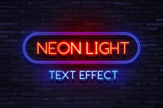 Neon Light Text Effect