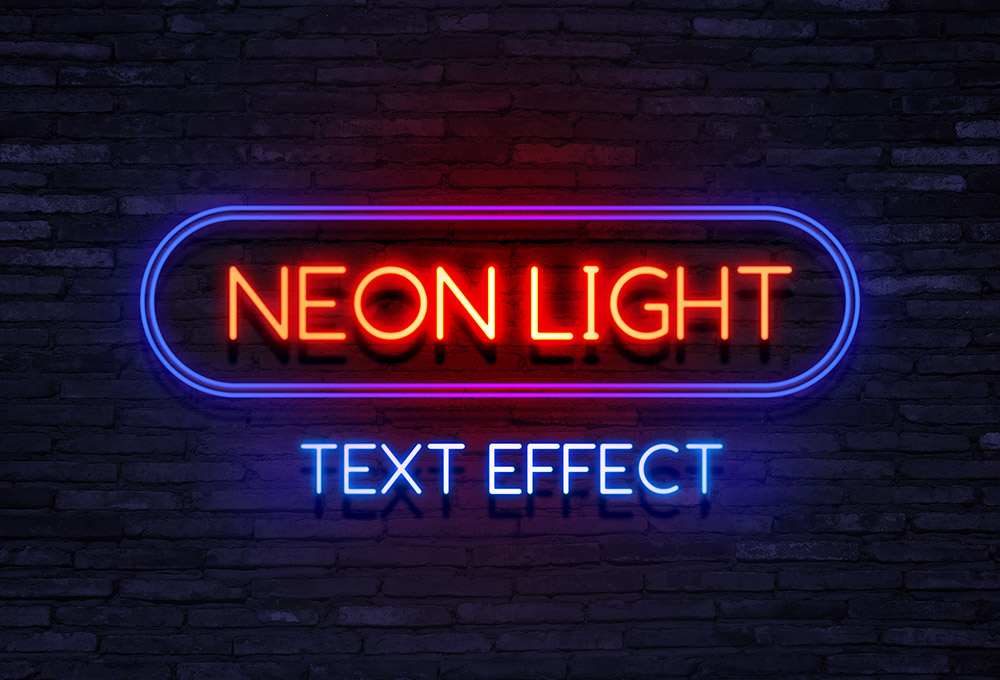 Neon Light Text Effect