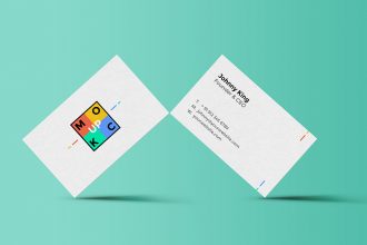 Business Card Mockup PSD