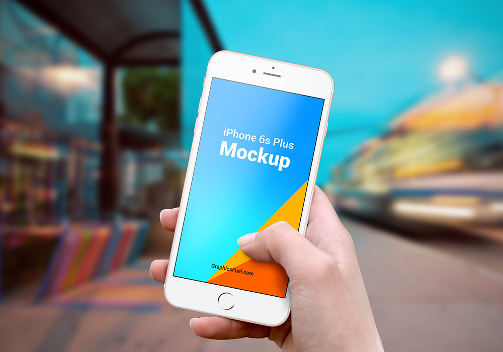 iPhone 6s Plus Outdoor Mockups PSD