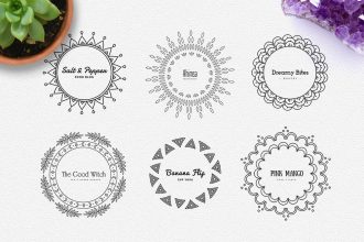 Mandala Free Logos Pack