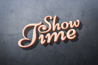 3D Text Effect PSD