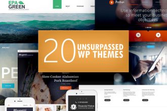 20 Unsurpassed WP Themes