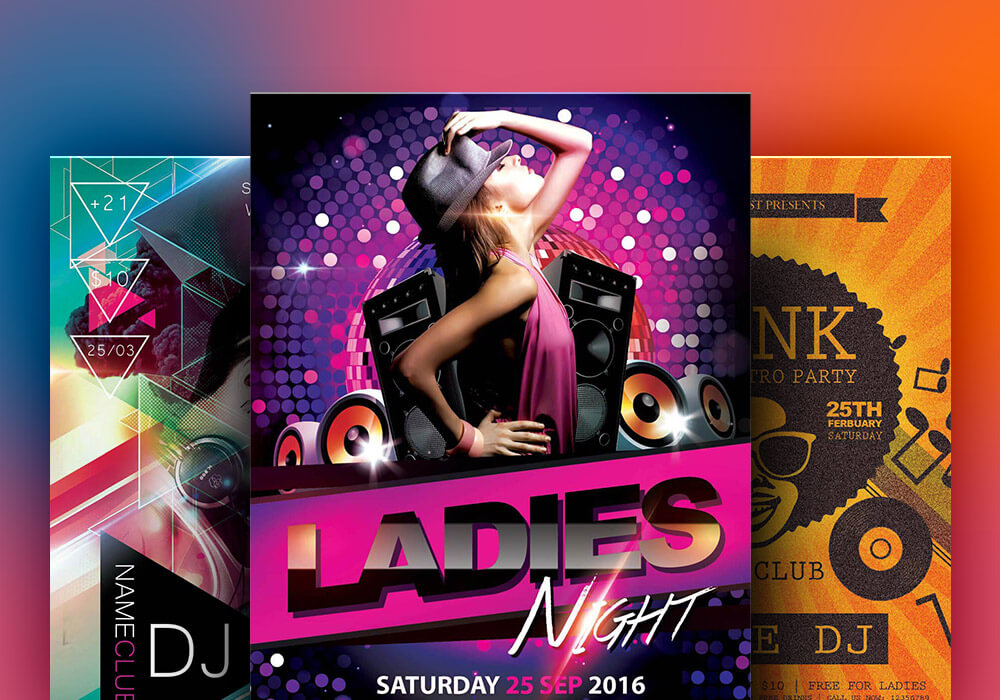 New Party Season Free PSD Flyer Templates