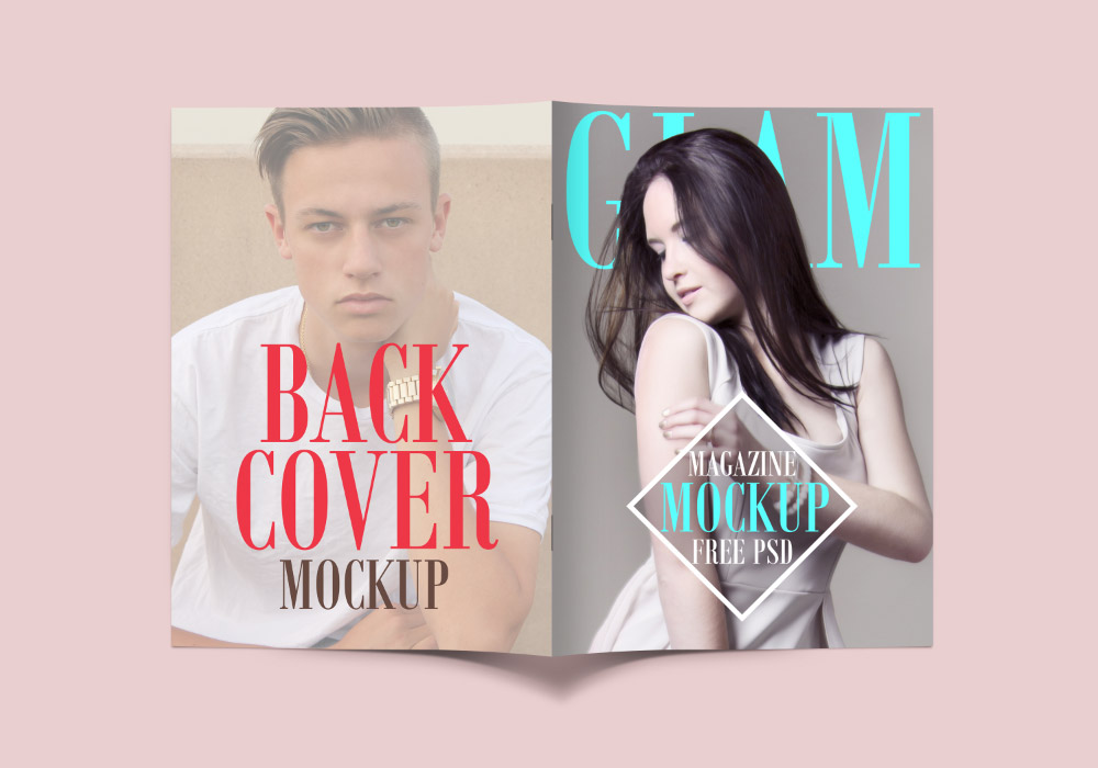 Magazine Mockup PSD Template