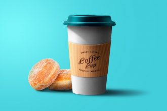 Coffee Cup PSD Mockup