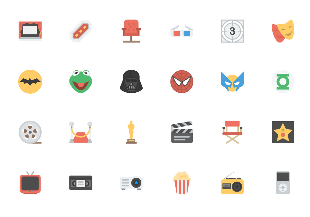 Entertainment Icons Pack