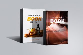 Hardcover Book Mockup PSD