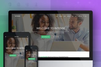 Intense Multipurpose HTML5 Website Theme