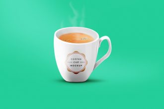 Coffee Cup Mockup PSD