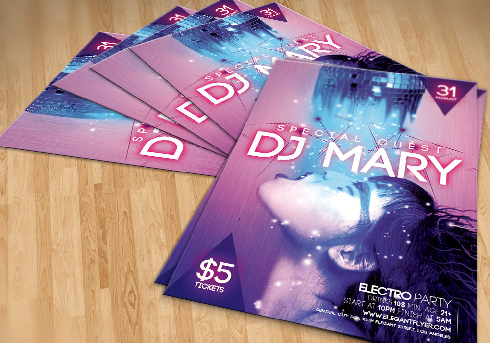 DJ Guest Flyer PSD