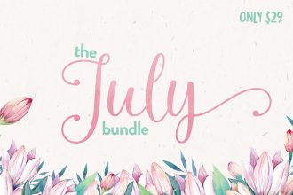 July Font & Design Bundle