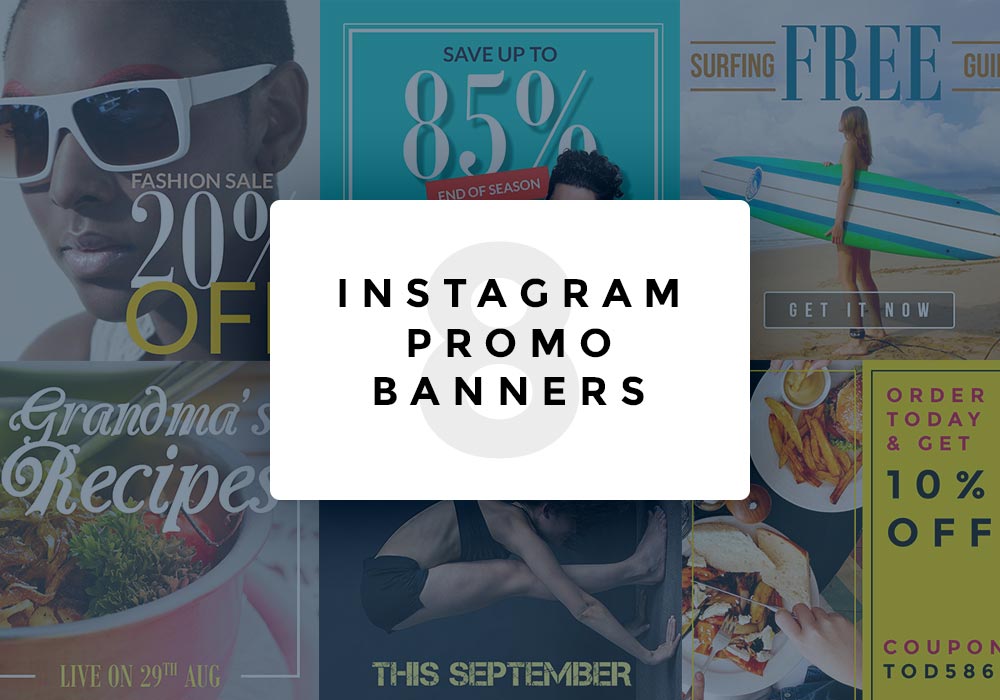 Instagram Promo Banner PSD Templates